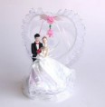 Figura romántica de los novios